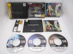 SEGA SATURN SNATCHER & POLICENAUTS Limited 2Games Japan import SS Konami Kojima