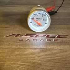 Used Auto Meter Pro-comp Ultra-lite Water Temperature Gauge 4437 2-58 Electric