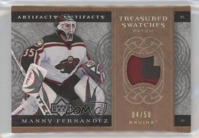 2007 Artifacts Treasured Swatches Bronze 4/50 Manny Fernandez #TS-MF Patch 2d8