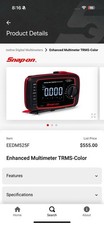 Snap-on Handheld Digital Multimeter - EEDM525F