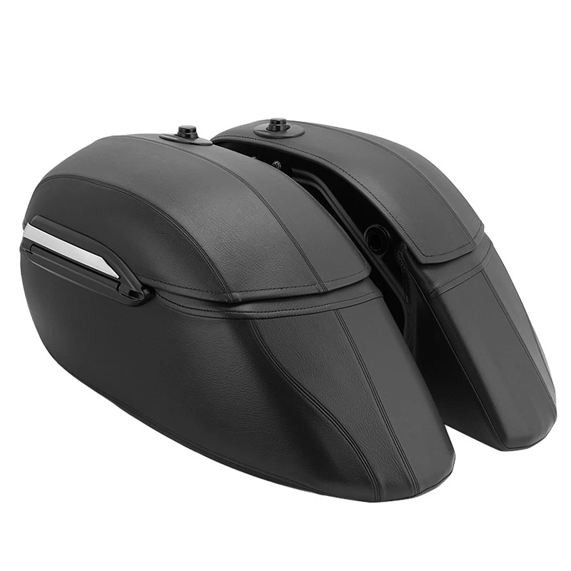 Hard Bags Saddlebags & Heavy Duty Mounting Kit For Intruder Volusia 800 VL800 - Image 4 of 4