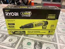 RYOBI USB Lithium Rotary Tool Kit w/ 2.0Ah Battery (FVM51K)