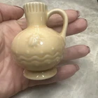 Shawnee USA art pottery mini jug cream ceramic vintage ladybug design 2.5 inch