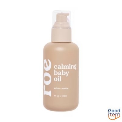 Roe Wellness Calming Baby Oil for Hair, Scalp, Body, Sensitive Skin to Hydrate &