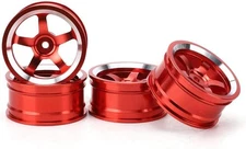 Tbest 4Pcs RC Car Wheel Hub, 1/10 Aluminum Alloy Drive Hub Adapters... 