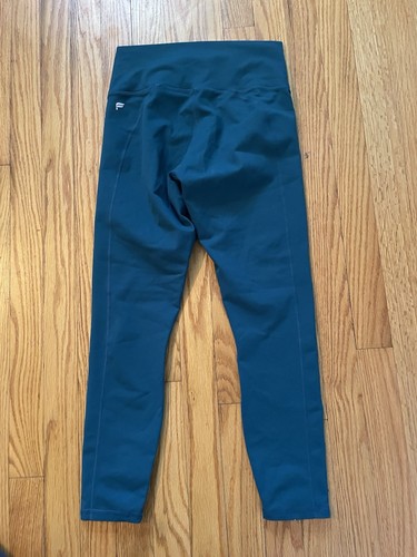 Fabletics Powerhold Leggings Womens Small Teal Stretch Pull On Fitness Gym Yoga - Picture 4 of 4