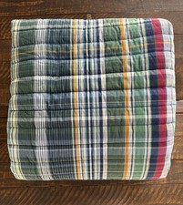 Pottery Barn Teen Bridgeport Plaid Quilt  Green Multi · Twin/Twin XL New!