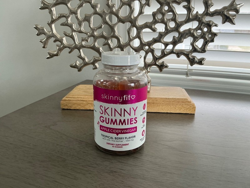 New Sealed Skinnyfit SKINNY GUMMIES Apple Cider Vinegar Tropical Berry 60 Count
