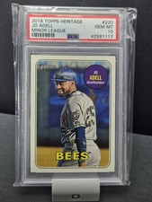 2018 Topps Heritage Minor League Edition Short Print Jo Adell #220 PSA 10 GEM MT