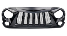 Black Front Grille Mesh for 2007 2018 Jeep Wrangler JK Rubicon Sahara Unlimited