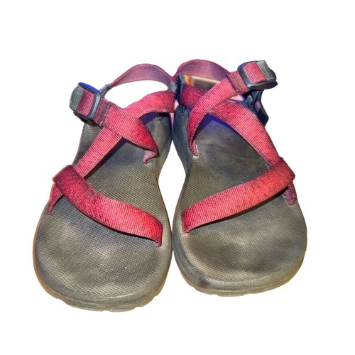Chaco Z1 Sandals Women's Size 9 Red Adjustable Strap Water Sport Shoes ...