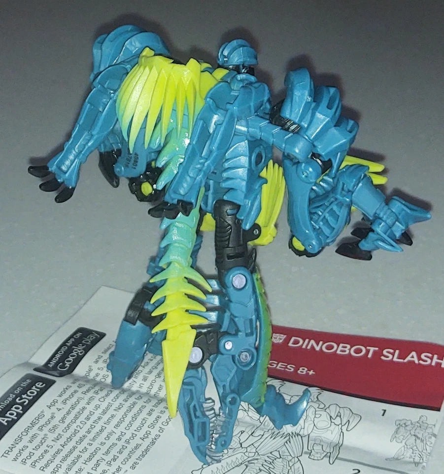 Transformers Age Of Extinction SLASH deluxe Aoe movie Dinobot complete - Image 3 of 4