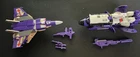 Transformers 1985 Hasbro G1 Astrotrain Complete- Blitzwing missing one Piece