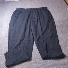 KingSize Pants Mens 5XL B x36 Big Tall Black Chino Khaki Cotton