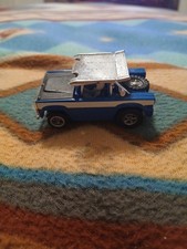 AFX Non Magnatraction Baja Ford Bronco Blue HO Slot Car Runs "PLEASE READ "
