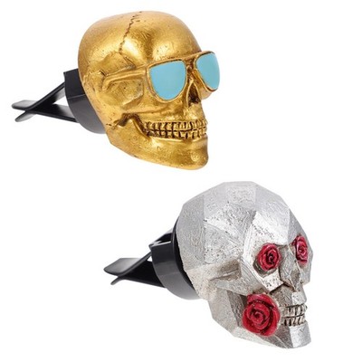 2 Stück Ghost Head Aromatherapie Clips Auto Innenraum Air Vent Outlet Dekoration