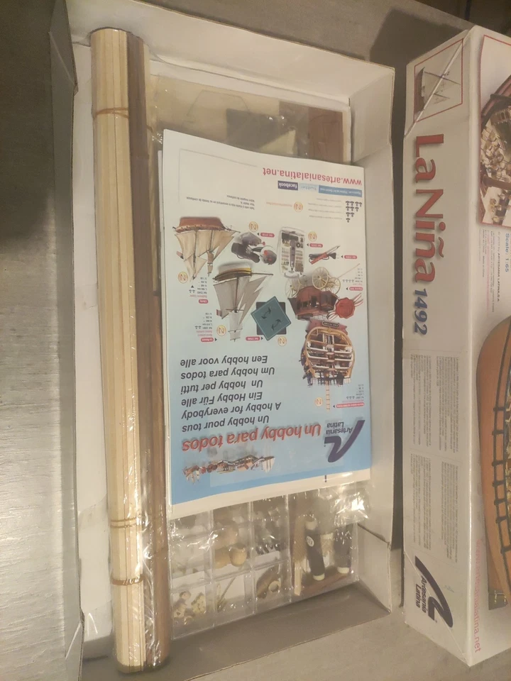 maquette bateau bois à construire La Nina 1/65 - Photo 2/2