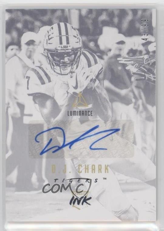 2018 Panini Luminance Rookie Ink Gold 43/99 DJ Chark #RI-DJC Auto RC 09j5