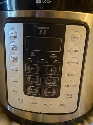 #ad 8 qt electric pressure cooker New larger cavity then popular 6 qt No box $21.00