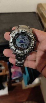 CASIO PRO TREK PRW-2500T-7JF Watch Tough Solar Multi-Band 6 Titanium