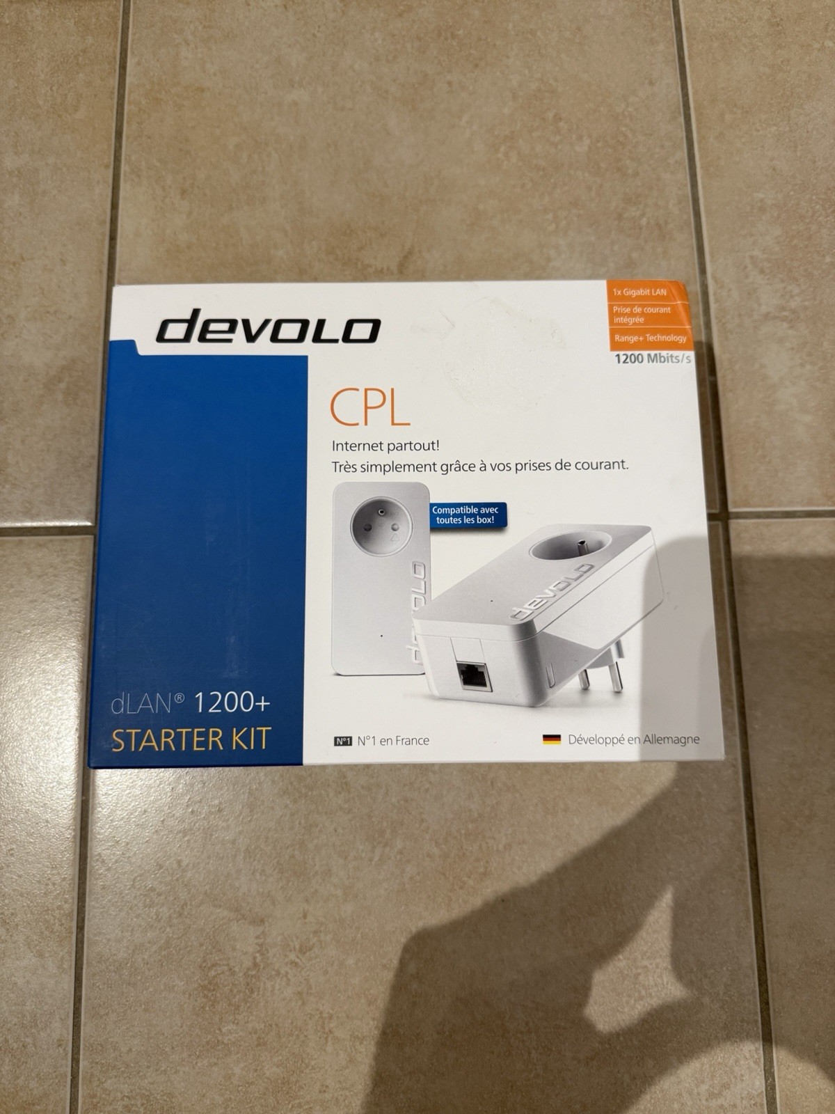 CPL Devolo dLAN 1200+ débit haut débit pour streaming 4K sans coupure
