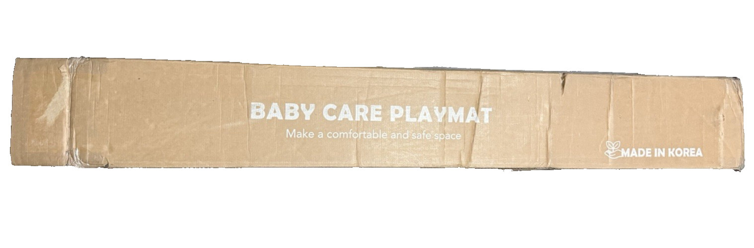 Baby Care Play Mat (Medium, Moroccan - Beige) 73’’ x 49’’ Reversible, Waterproof