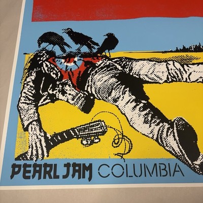 RARE Pearl Jam Poster Columbia South Carolina 2008 Show Edition