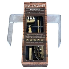 Pfaltzgraff New 4 Pc Hostess Set 18/8 Stainless Steel Flatware 09670700 Holidays