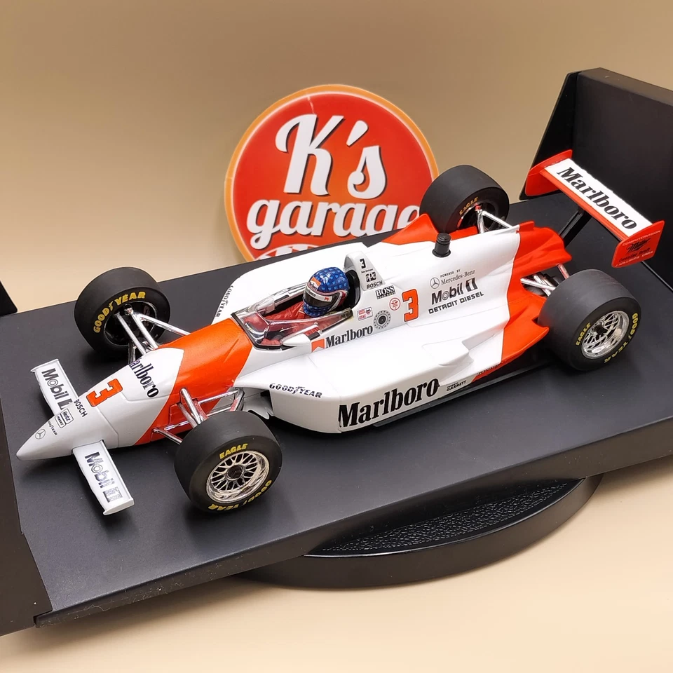 Minichamps 1/18 Penske Mercedes PC23 Paul Tracy Marlboro #3 520941603 Indy Car - Image 2 of 4