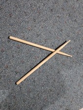 Slightly Used Set Of Wooden Drumsticks
