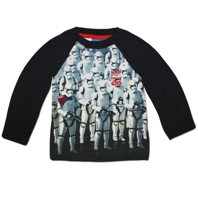 Adidas Originals X Star Wars Stormtrooper Enfant T-Shirt À Manches Longues - Photo 1/3