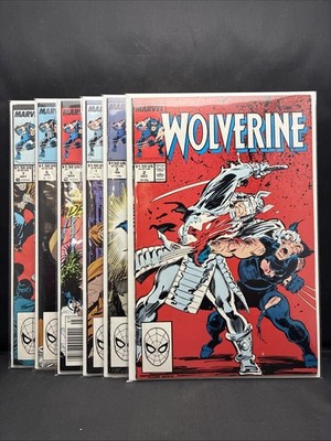 Marvel Comics Wolverine Vintage 7 Issue Lot #'s 2-7 (G10-17)