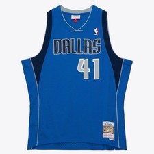 Dallas Mavericks Dirk Nowitzki Jersey Men 2XL Mitchell Ness Swingman HWC