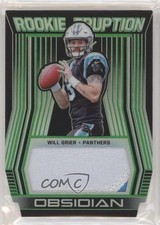 2019 Obsidian Rookie Eruption Relics Electric Etch Green 6/25 Will Grier 0o0