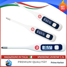 🌡️ PRECISO E VELOCE 🌡️ Termometro Digitale per Febbre | Display LCD & Allarme