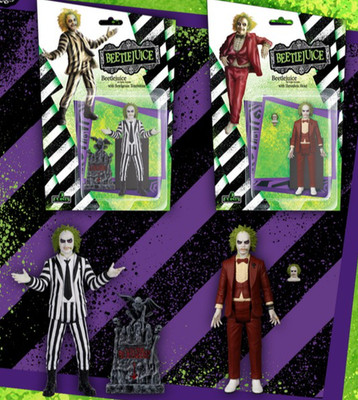Mezco Toyz 5 Points Beetlejuice 1988 Ver. Michael Keaton Set 2 action figure