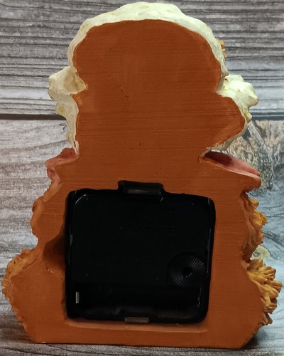 Rare Vintage Teddy Bear Quartz Analogue Clock AA Battery Operated Mantle Clock - Picture 3 of 5