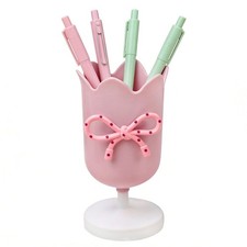 Tulip Pen Holder for Desk Cute Plastic Pencil Organizer Makeup Brush Cup Hold...