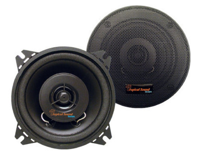 Tropical Sound Designs TSw 402 / 4'' 2-Way Coaxial Car Stereo Speaker (1 pr.)