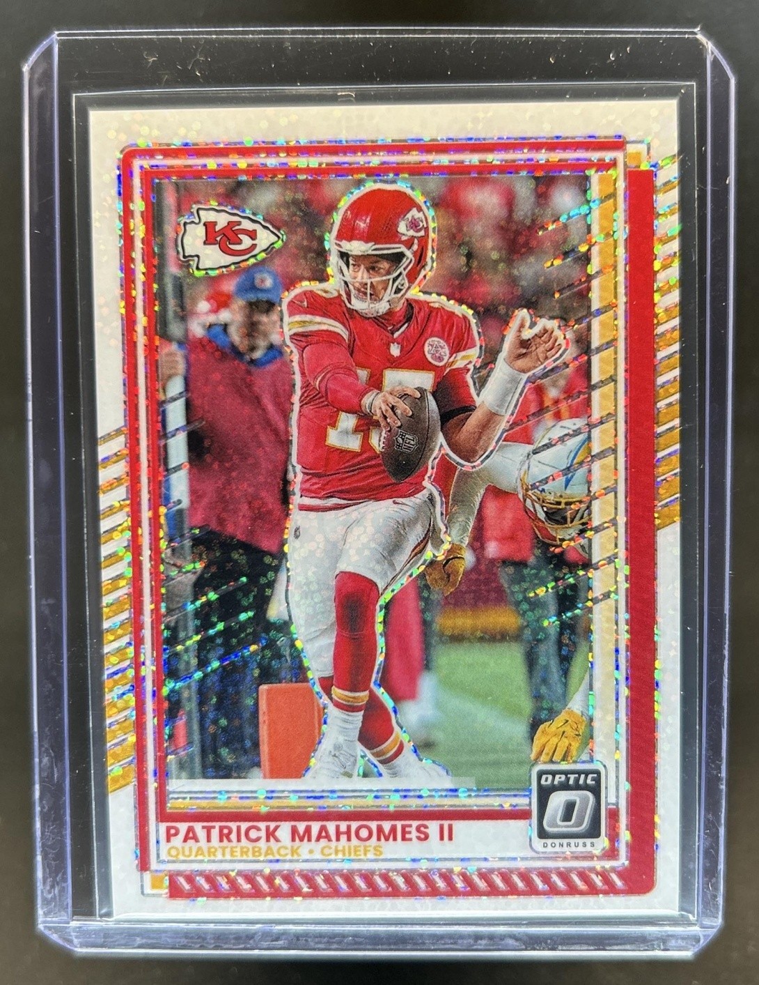 2025 Panini Donruss Optic Patrick Mahomes II White Sparkle Prizm #40 Chiefs