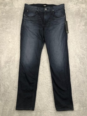Hudson Jeans Mens 36x34 Blue NWT Slim Straight Airwalk Cutting Edge