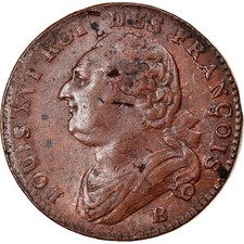 [#877991] Coin, France, Louis XVI, 12 deniers françois, 12 Deniers, 1792, Ro, ue