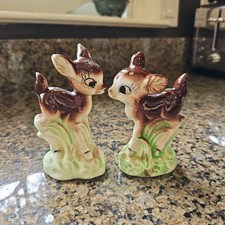 Vintage Anthropomorphic Adorable Deer Fawn Sa...