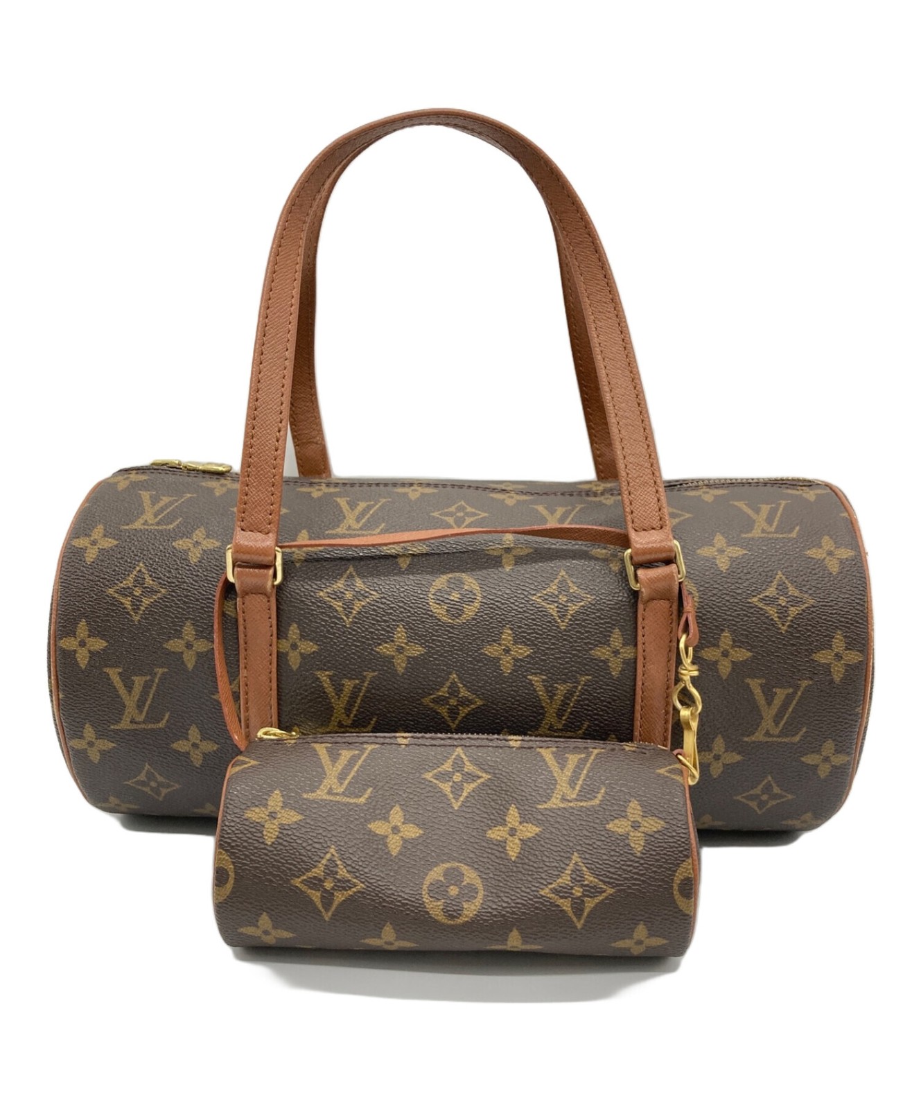 Louis Vuitton Papillon GM Brown Leather Tote Handbag