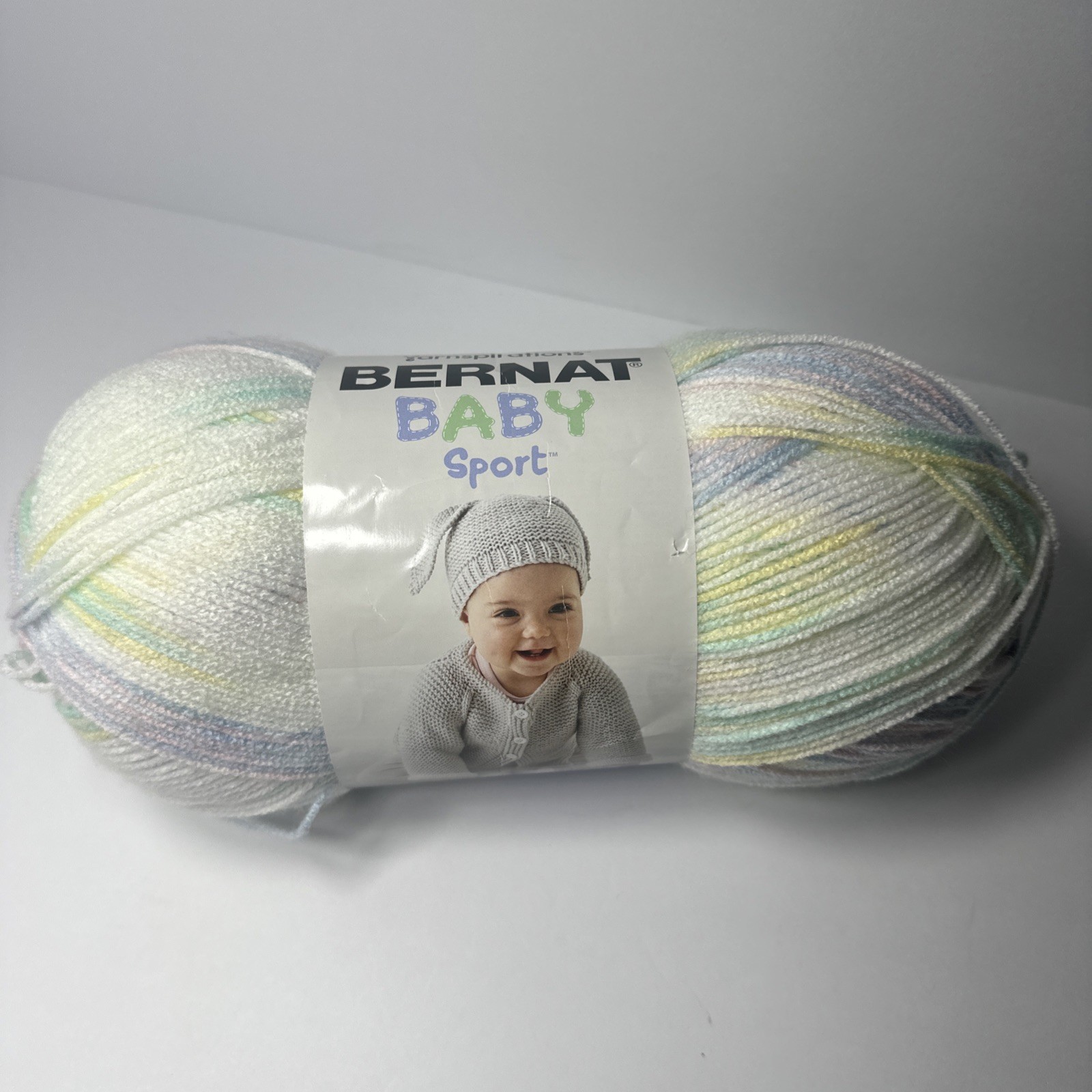 Yarnspirations Bernat Baby sport 8.5oz 100% Acrylic Baby Baby Ombre