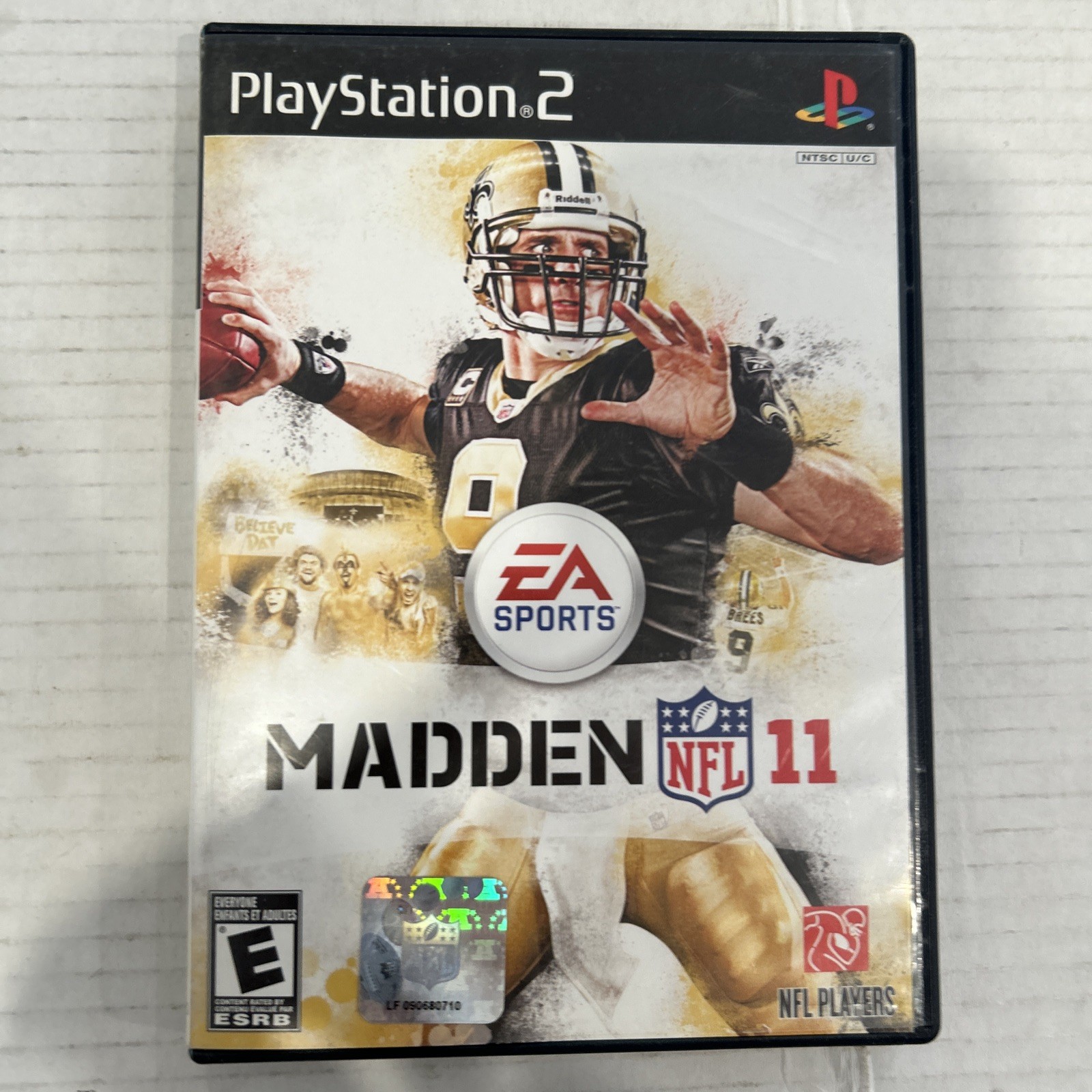Madden 11 NFL Football Video Game PS2 Sony Playstation 2