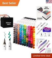 Alcohol Markers 100 Colors, Alcohol Based Mar...