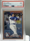2024 Topps Series 2 Shohei Ohtani Gold /2024 Psa 9 Dodgers