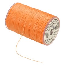 Waxed Cord 0.45mm Waxed Thread 87 Yard Wax String Leather Cord Orange Yellow