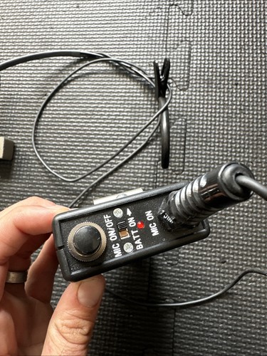 CROWN CM-311A HEADWORN MIC MICROPHONE & CASE - Picture 6 of 8